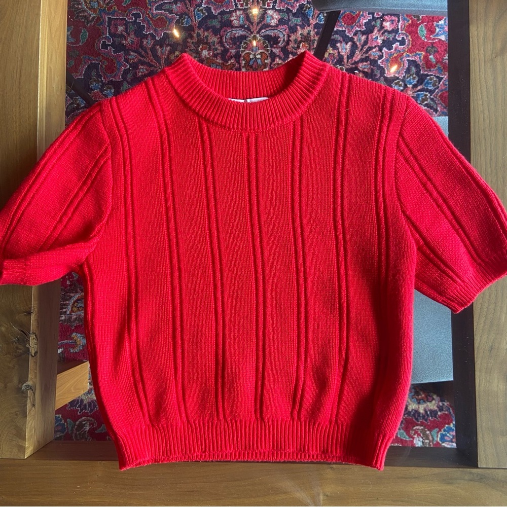 Zara Knit Shortsleeve Sweater